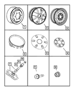 1TV59P01AA - Wheels: Steel Wheel for Mopar Image