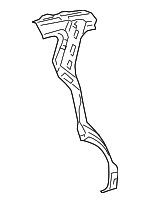 5F9Z7428408AA - Body: Lock Pillar for Ford Image