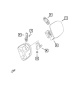 68314496AA - Body Sheet Metal Except Doors: Wiring Connector for Fiat: 124 Spider Image