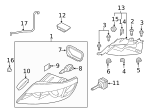 N10721806 - Electrical: Headlight Bulb for Audi Image