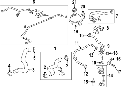 Radiator & Components for 2019 Chevrolet Silverado 1500 #54
