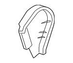 81248TA0A01ZA - Body: Recline Cover for Honda: Accord, Civic, CR-V, Crosstour Image