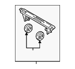 1K0253144AP - Exhaust: Front Hanger for Volkswagen: Beetle, Eos, Golf, GTI, Jetta, Passat, Rabbit Image