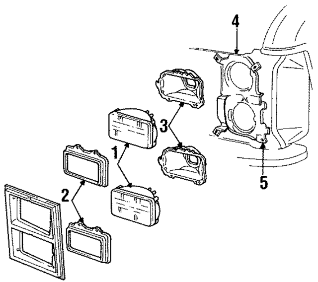 L00H4656 - Electrical: Sealed Beam for Mopar Image