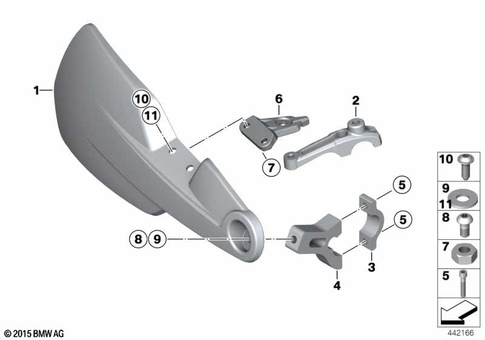 Rear Wheel Cover, License Plate Bracket for 2005 BMW-Motorrad HP2 Enduro #0