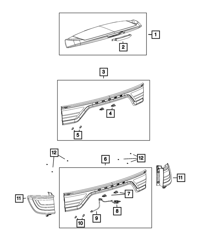 68156575AI - Electrical: Liftgate Lamp for Mopar Image image