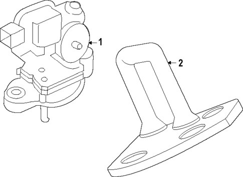 Lock & Hardware for 2025 Nissan Kicks #2