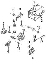 452863523003 - Steering: Upper Cover for Toyota Image