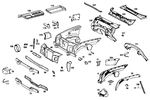 1116208074 - : Front Panel Frame for Mercedes-Benz Image