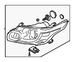 LR087282 - Electrical: Headlamp Assembly for Land-Rover Image