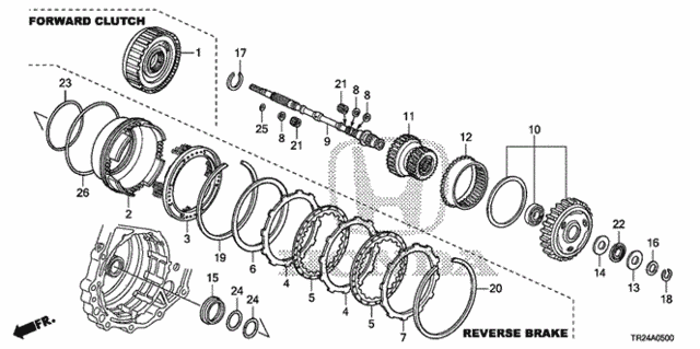AT Input Shaft - Forward Clutch for 2012 Honda Civic #0