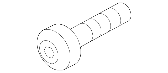 Daytime Run Lamp Screw - Porsche (N-104-734-02)