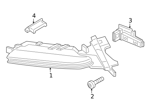 Daytime Running Lamp Components for 2018 Porsche Panamera #0