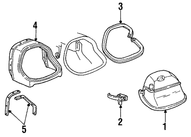E79Z1110312A - Body: Cover for Ford: Aerostar Image