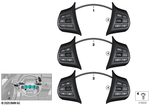 61319313891 - Vehicle Electrical System: Switch, Mf Steering Wheel, Sport for BMW Image