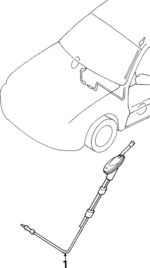 F7CZ18813BE - Electrical: Antenna Assembly for Ford Image