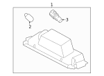 1864305009L - Electrical: License Lmp Bulb for Hyundai Image
