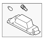 92502AB000 - : License Lamp for Hyundai Image