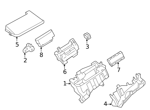 Electrical Components for 2011 Lexus HS250h #2