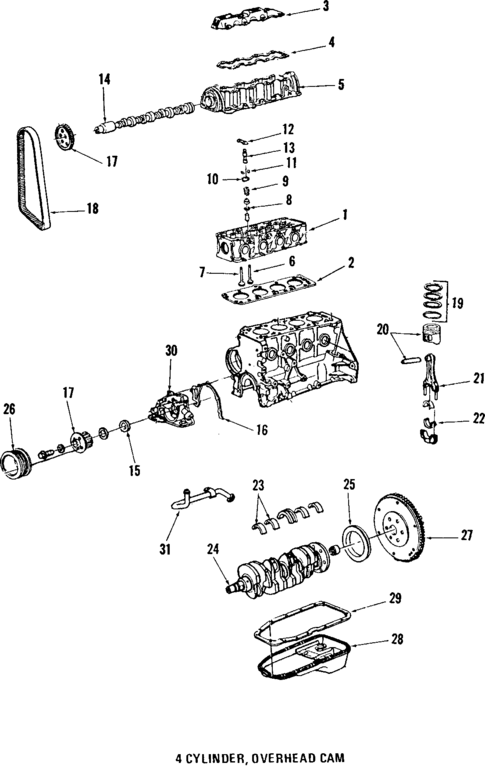 Oil Pan for 1989 Buick Skyhawk #1