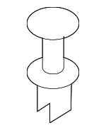 1C0867207 - Body: Bracket Clip for Audi: A6, A6 Quattro, Q4 e-tron, Q4 e-tron Sportback, S6, TT Quattro, TT RS Quattro, TTS Quattro Image