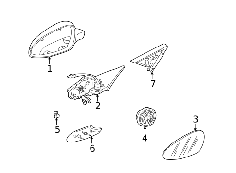 Outside Mirrors for 1999 Porsche 911 #0