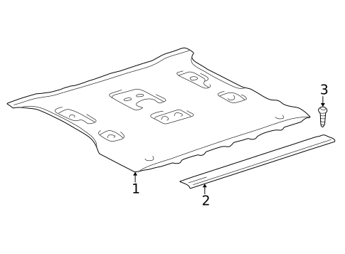 Interior Trim - Rear Body for 2004 Toyota Sequoia #0
