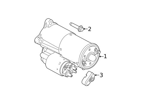 Starter for 2013 Ford Mustang #0