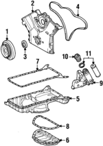 1200300403 - Engine: Vibration Damper for Mercedes-Benz Image