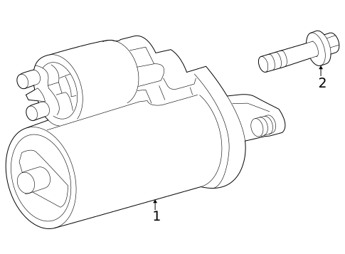 Starter & Related Components for 2004 Chrysler Crossfire #0