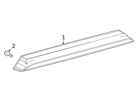High Mounted Stop Lamp for 2022 Lexus NX350h #0