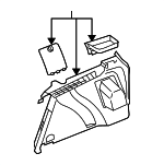1K9867427NWXV - Body: Side Trim Panel for Volkswagen: Jetta Image