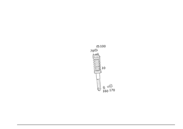 1973204213 - : Shock Absorber for Mercedes-Benz Image