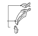 6160752909 - Body: Inner Wheelhouse for Toyota: Echo Image