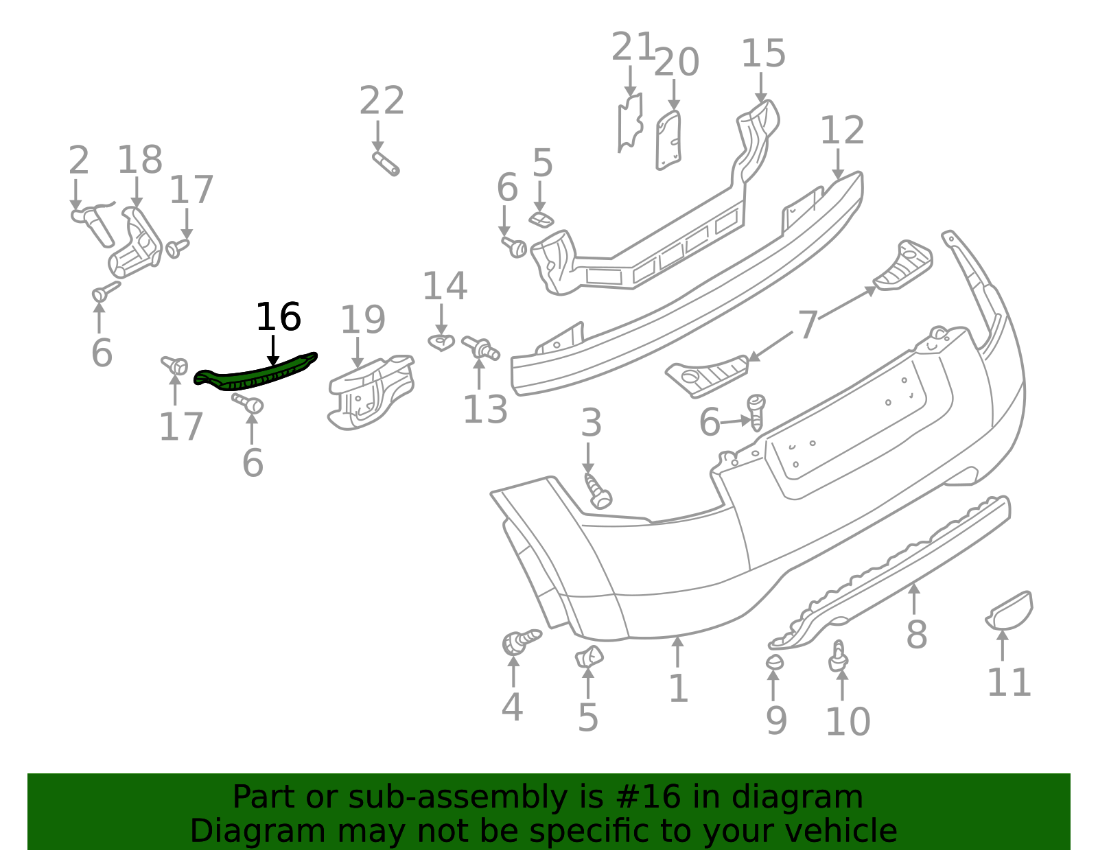 2000-2006 Audi Bumper Guide 8N0-807-454 | OEM Parts Online