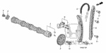14110RNBA00 - Engine: CAMSHAFT for Honda Image