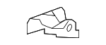 91530SJA003 - Body: Lower Seal Clip for Acura Image