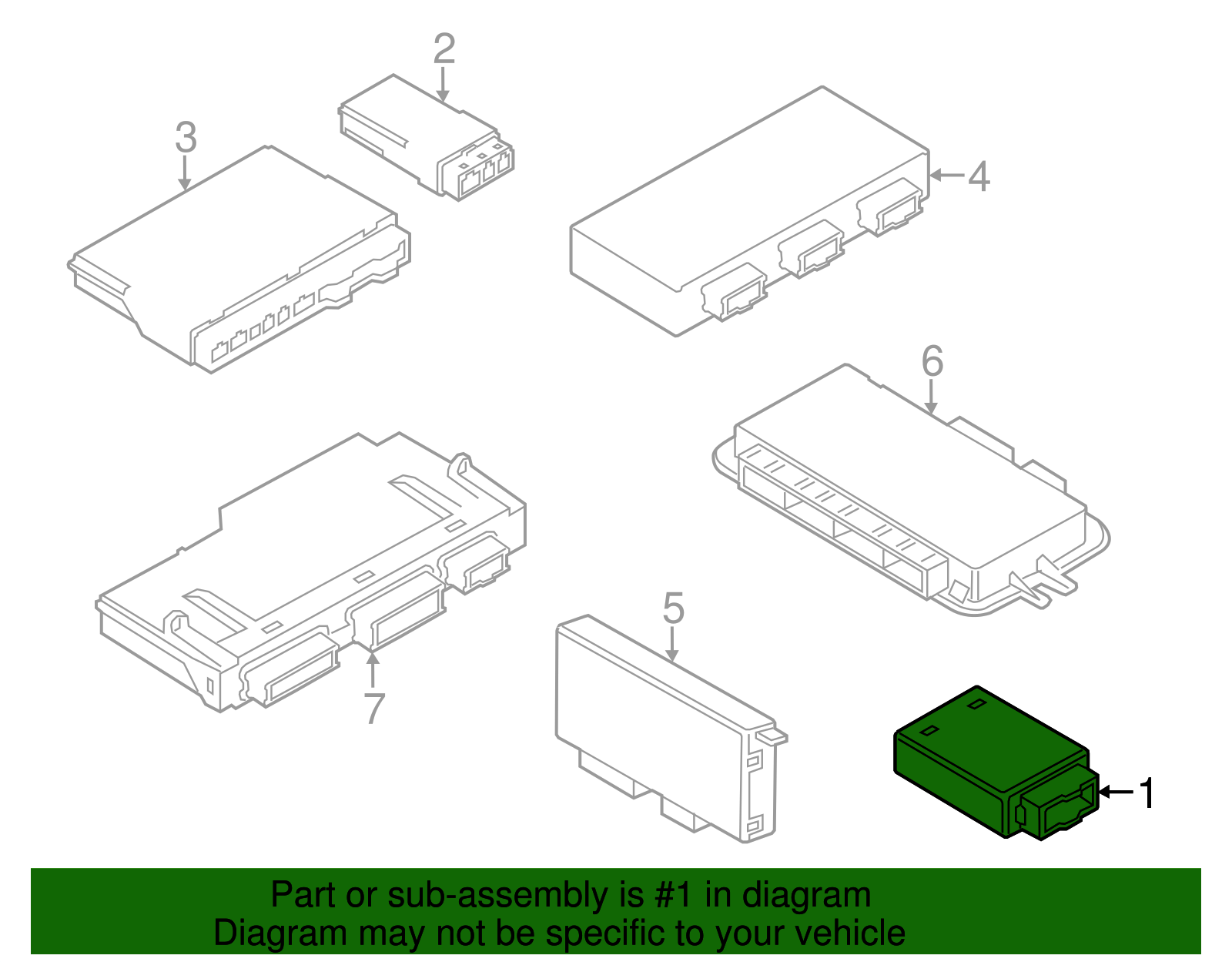 Control Module - BMW (71-60-6-850-496)
