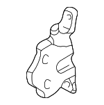 BC1D73240D - Body: Lower Hinge for Mazda: Protege, Protege5 Image