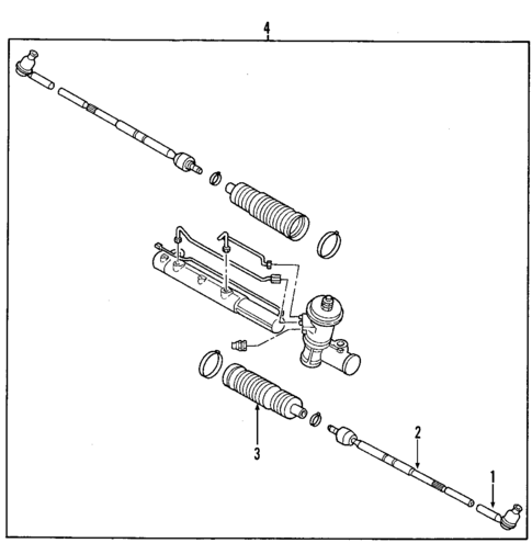 Steering Gear & Linkage for 2005 Ford Escape #1