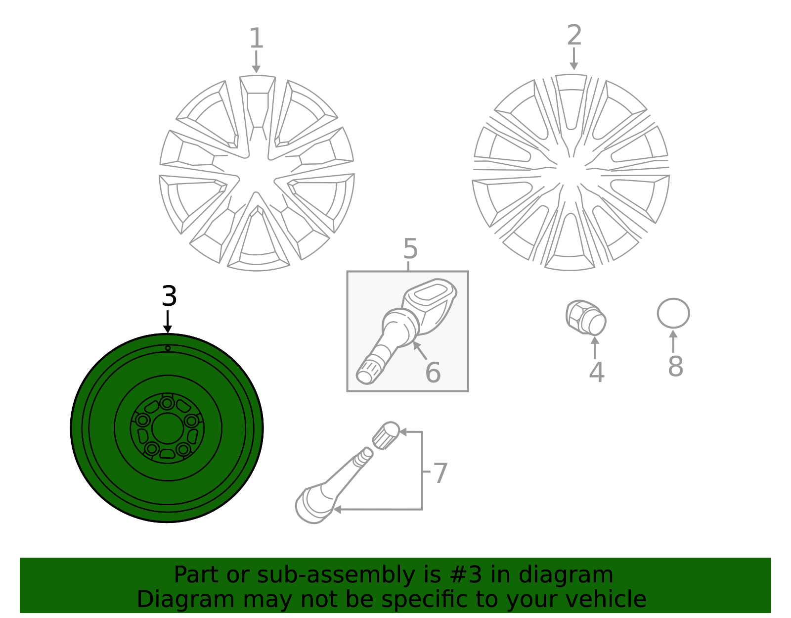 9965-46-4060 - Spare Wheel - 2019-2025 Mazda 3 | Mazda Swag
