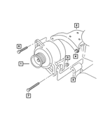 56027221AD - Electrical: Engine Generator for Dodge: Ram 2500, Ram 3500 Image