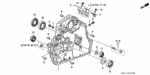 23225P6H000 - Transmission - Automatic: PLATE, OIL GUIDE for Honda Image
