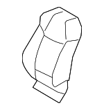 7107712U00E4 - : Seat Back Cover for Toyota Image