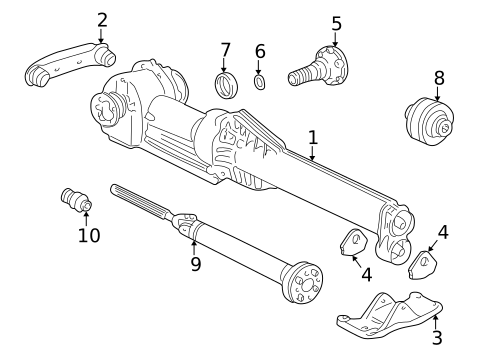Carrier & Front Axles for 1999 Porsche 911 #0