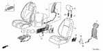 4810SB3000 - Interior/Bumper: C-CLIP SET, TRIM FASTENER (30 PIECES) for Honda Image