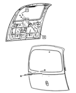 4717710AD - : Liftgate Wiper Motor Package for Mopar Image