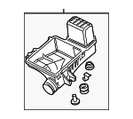 17201RMX000 - : Air Filter Housing for Honda: Civic Image