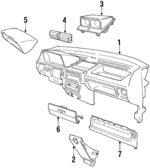 66410SB6020ZB - : Glove Box Door for Honda Image