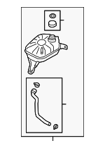 2019-2021 Hyundai - Reservoir Tank